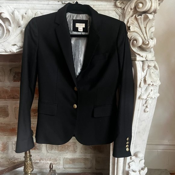 JCREW navy/black jacket - Picture 1 of 5